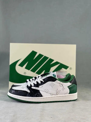 Custom Fragment x LV TS x Air Jordan 1 Low DM7866-318 - sneakerhillcom