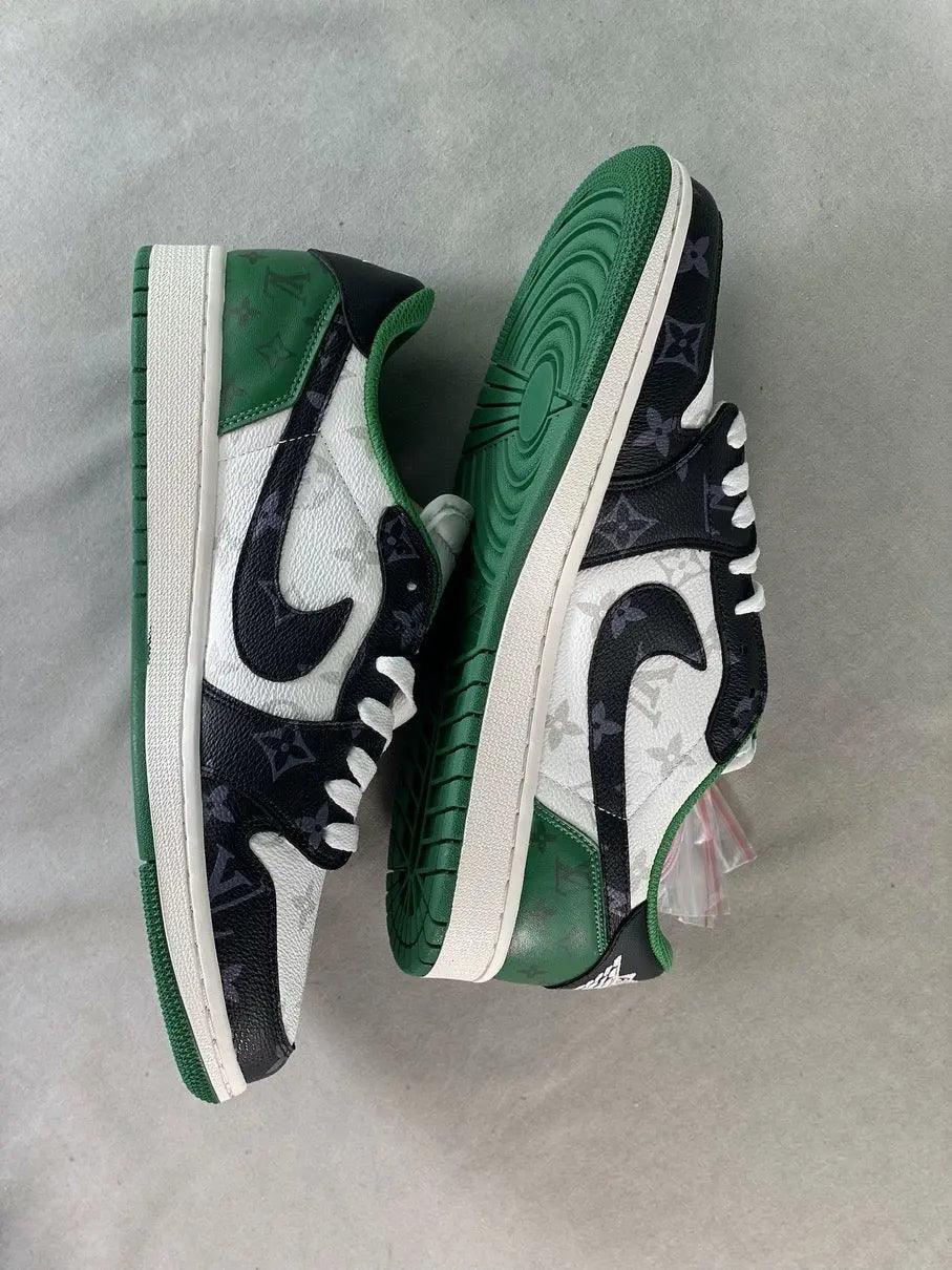 Custom Fragment x LV TS x Air Jordan 1 Low DM7866-318 - sneakerhillcom