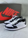 Custom Fragment x LV TS x Air Jordan 1 Low Reverse Mocha - sneakerhillcom