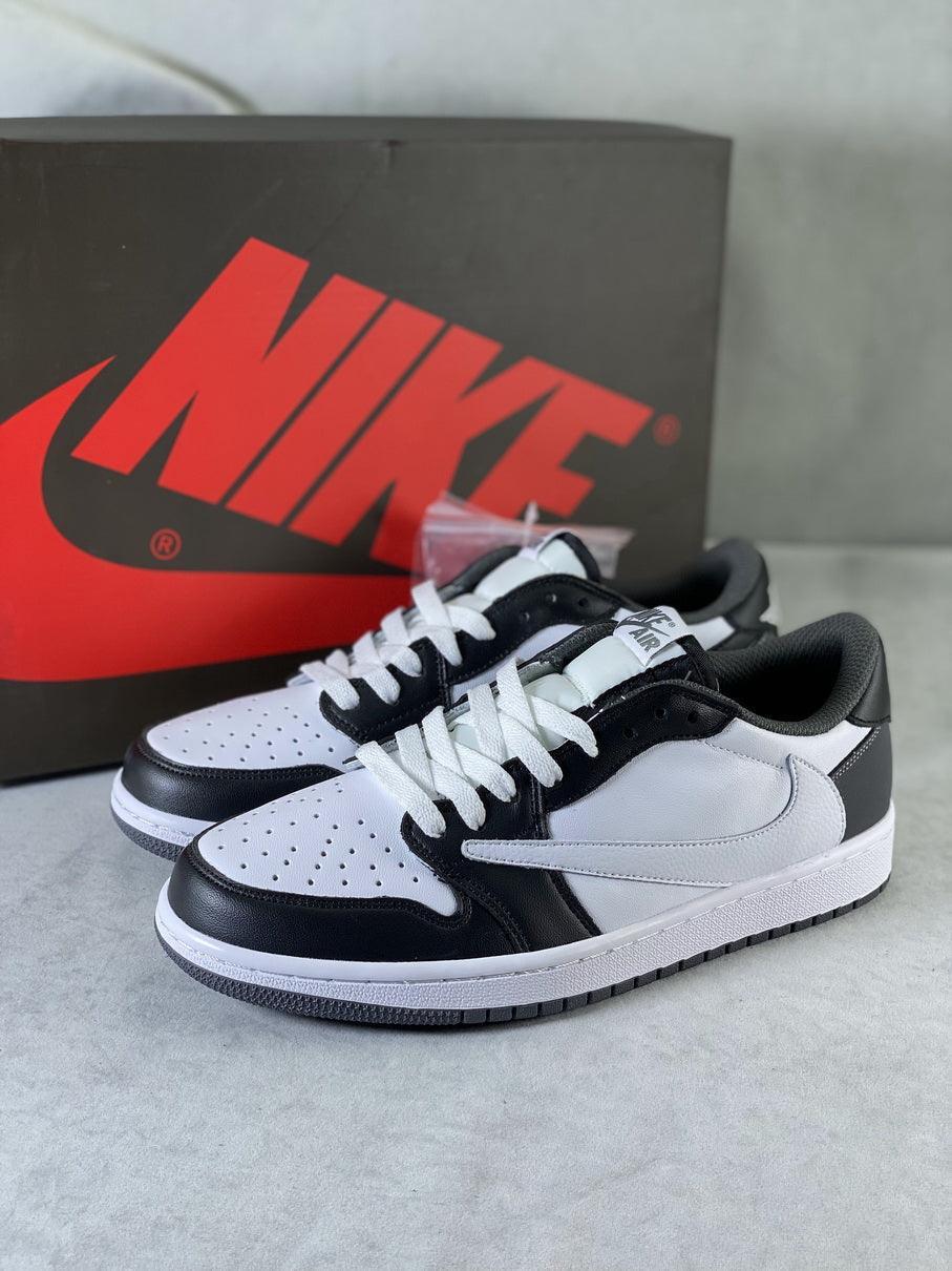 Custom Fragment x LV TS x Air Jordan 1 Low Reverse Mocha - sneakerhillcom
