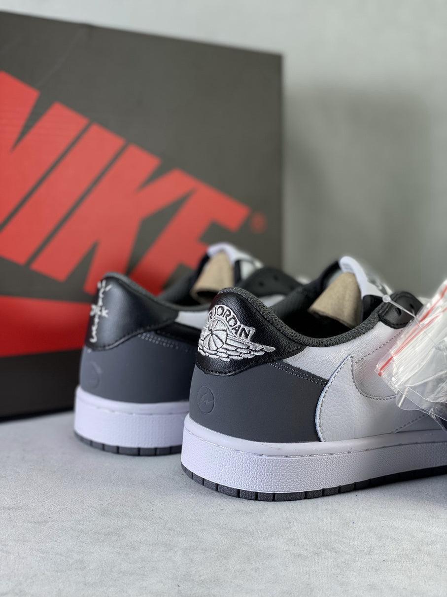 Custom Fragment x LV TS x Air Jordan 1 Low Reverse Mocha - sneakerhillcom