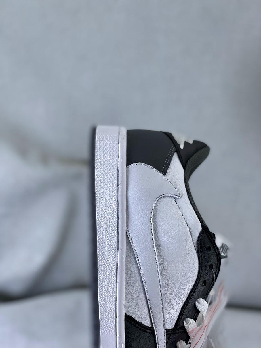 Custom Fragment x LV TS x Air Jordan 1 Low Reverse Mocha - sneakerhillcom