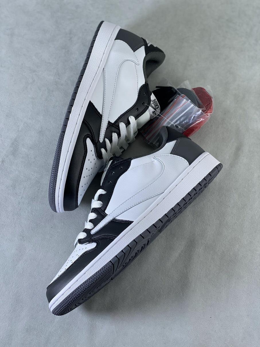 Custom Fragment x LV TS x Air Jordan 1 Low Reverse Mocha - sneakerhillcom