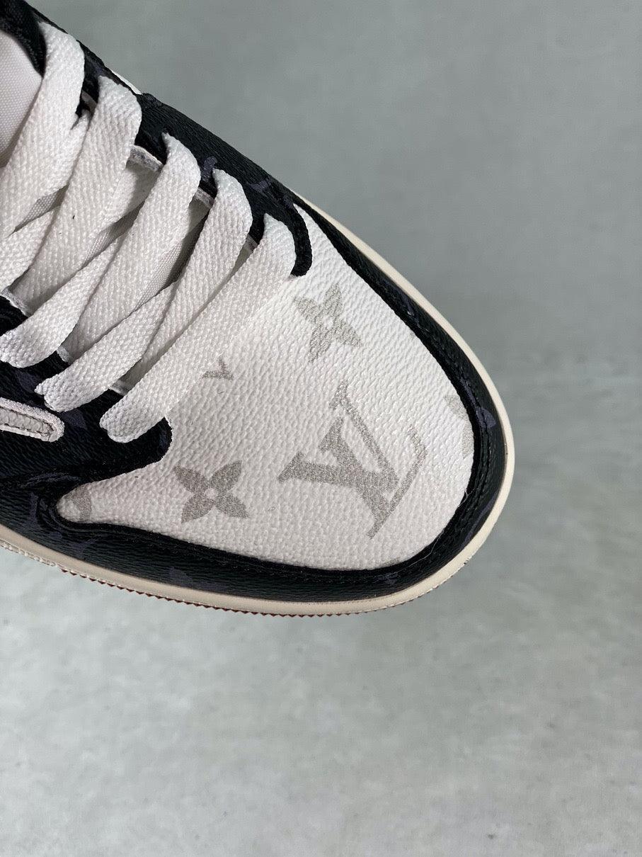 Custom Fragment x TS x Air Jordan 1 Low DM7866-318 - sneakerhillcom