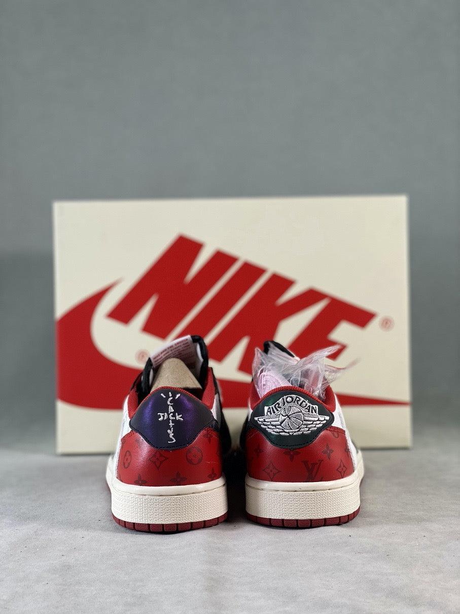 Custom Fragment x TS x Air Jordan 1 Low DM7866-318 - sneakerhillcom