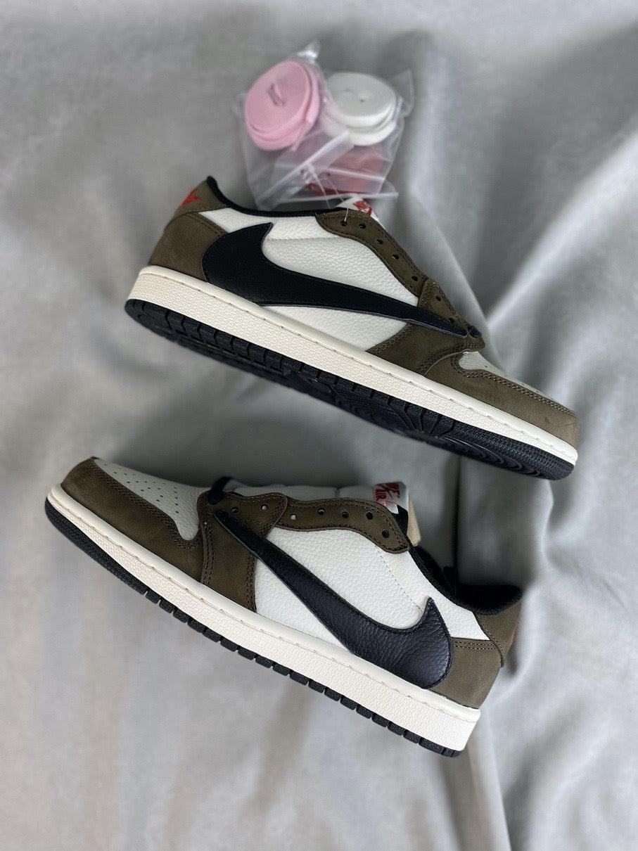 Custom Fragment x Travis Scott x Air Jordan 1 Low CQ4277-990 - sneakerhillcom
