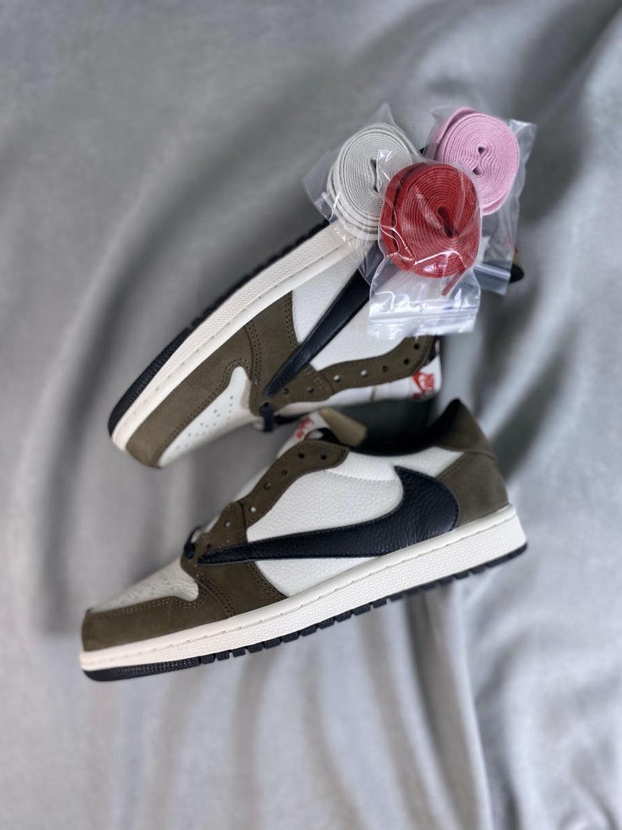 Custom Fragment x Travis Scott x Air Jordan 1 Low CQ4277-990 - sneakerhillcom