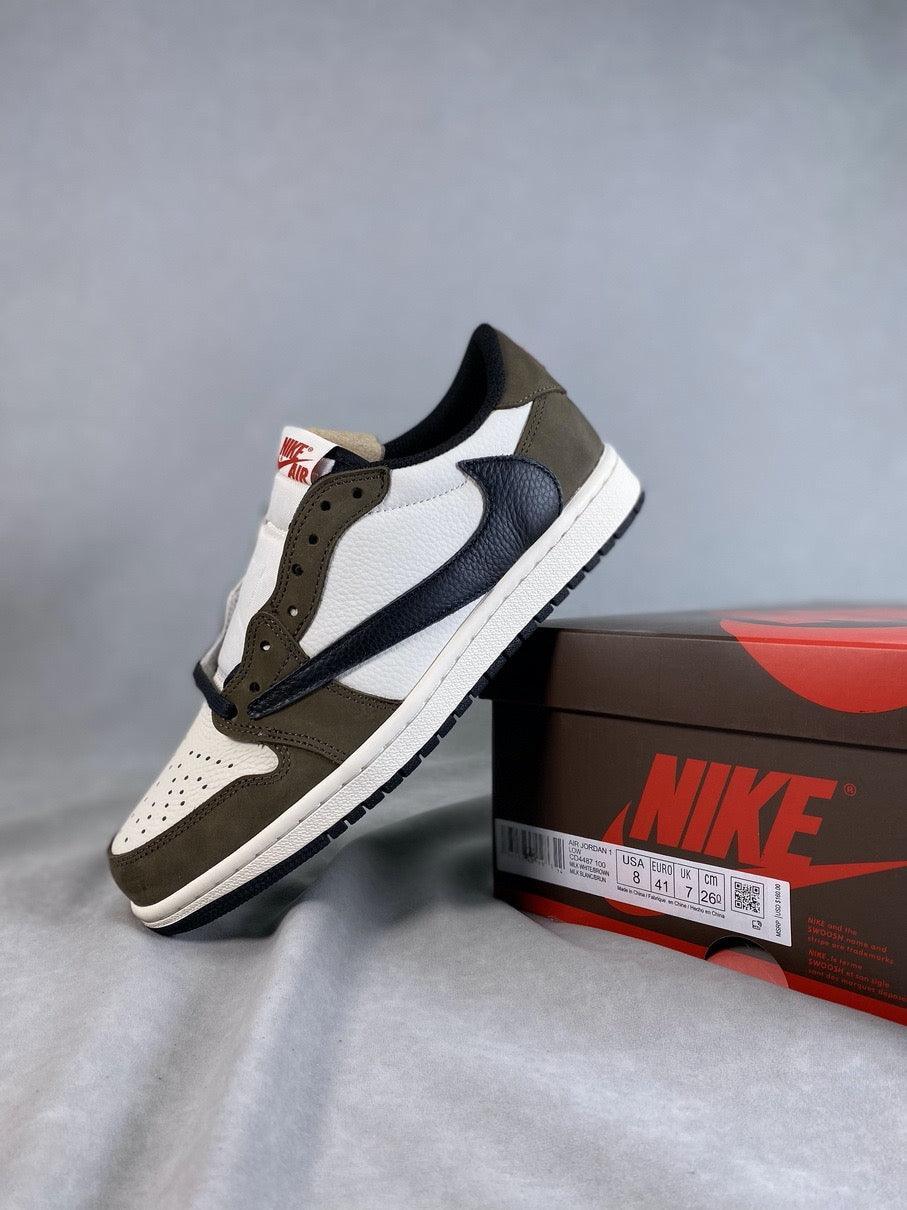 Custom Fragment x Travis Scott x Air Jordan 1 Low CQ4277-990 - sneakerhillcom