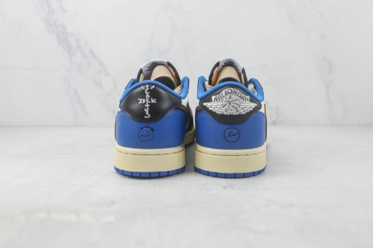 Custom Fragment x Travis Scott x Air Jordan 1 Low DM7866 140 - sneakerhillcom