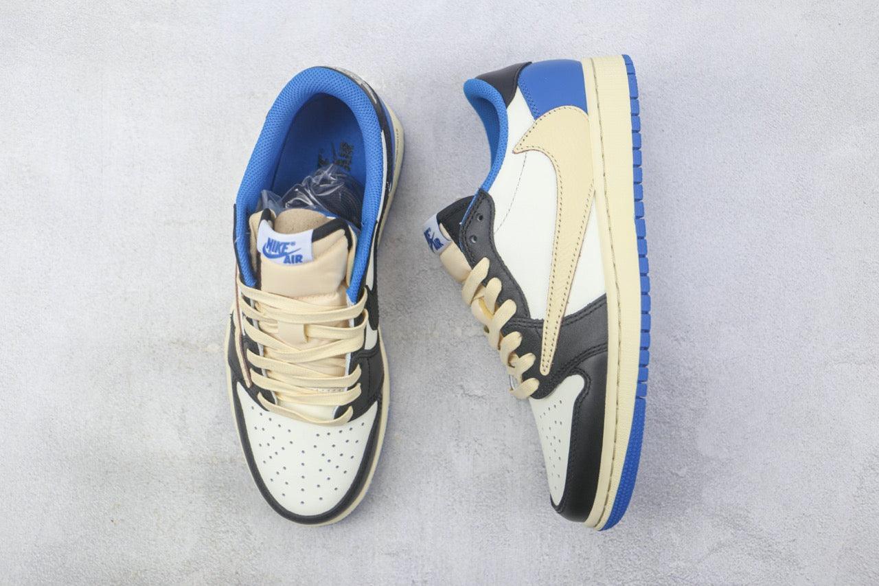 Custom Fragment x Travis Scott x Air Jordan 1 Low DM7866 140 - sneakerhillcom