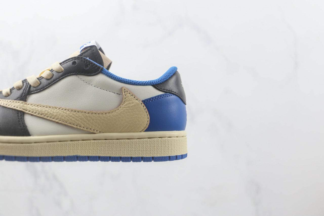 Custom Fragment x Travis Scott x Air Jordan 1 Low DM7866 140 - sneakerhillcom