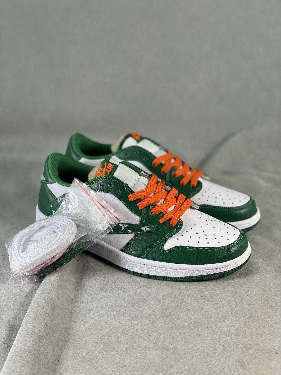 Custom Fragment x Travis Scott x Air Jordan 1 Low DM7866-885 - sneakerhillcom