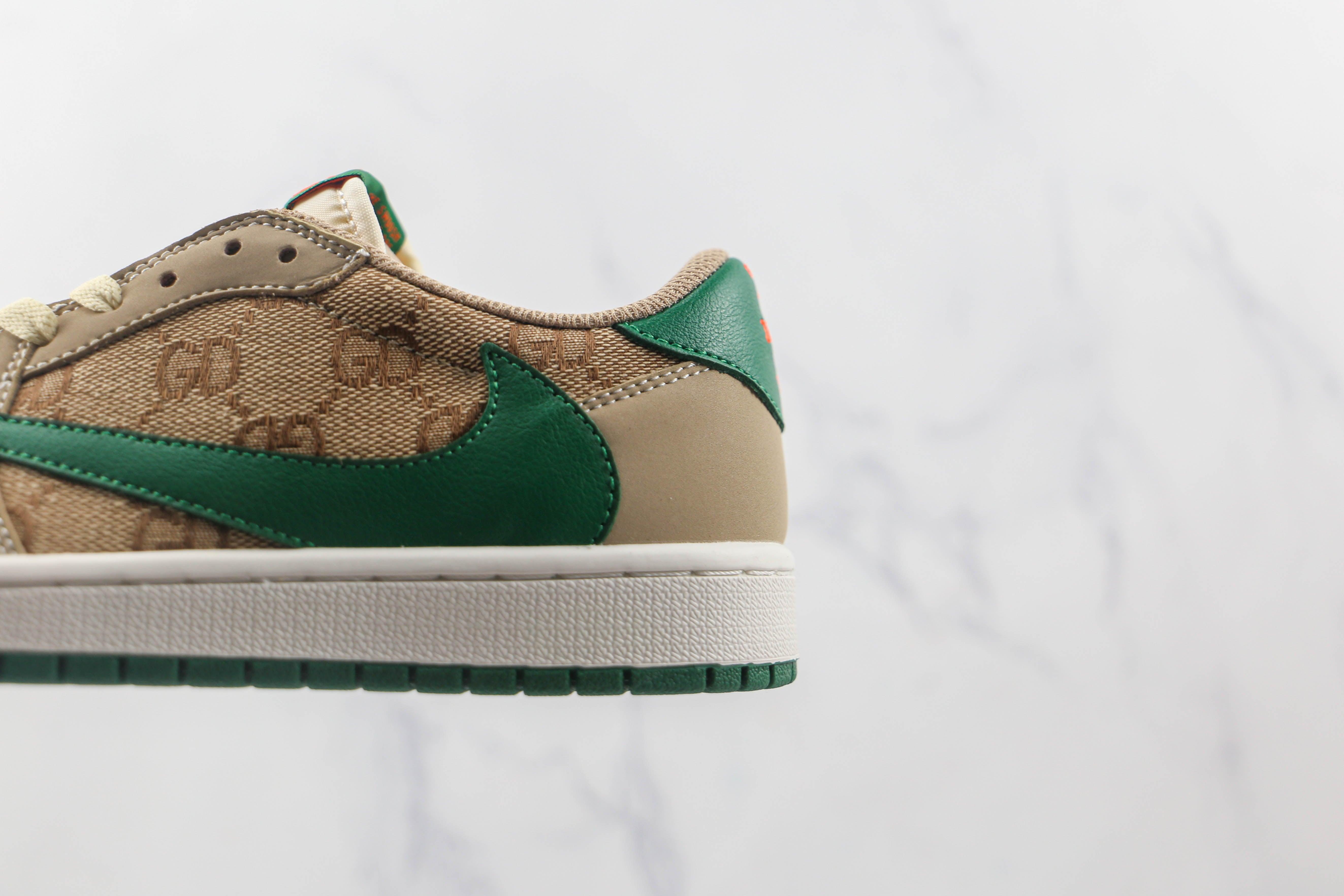 Custom Fragment x Travis Scott x Air Jordan 1 Low GG TS - sneakerhillcom
