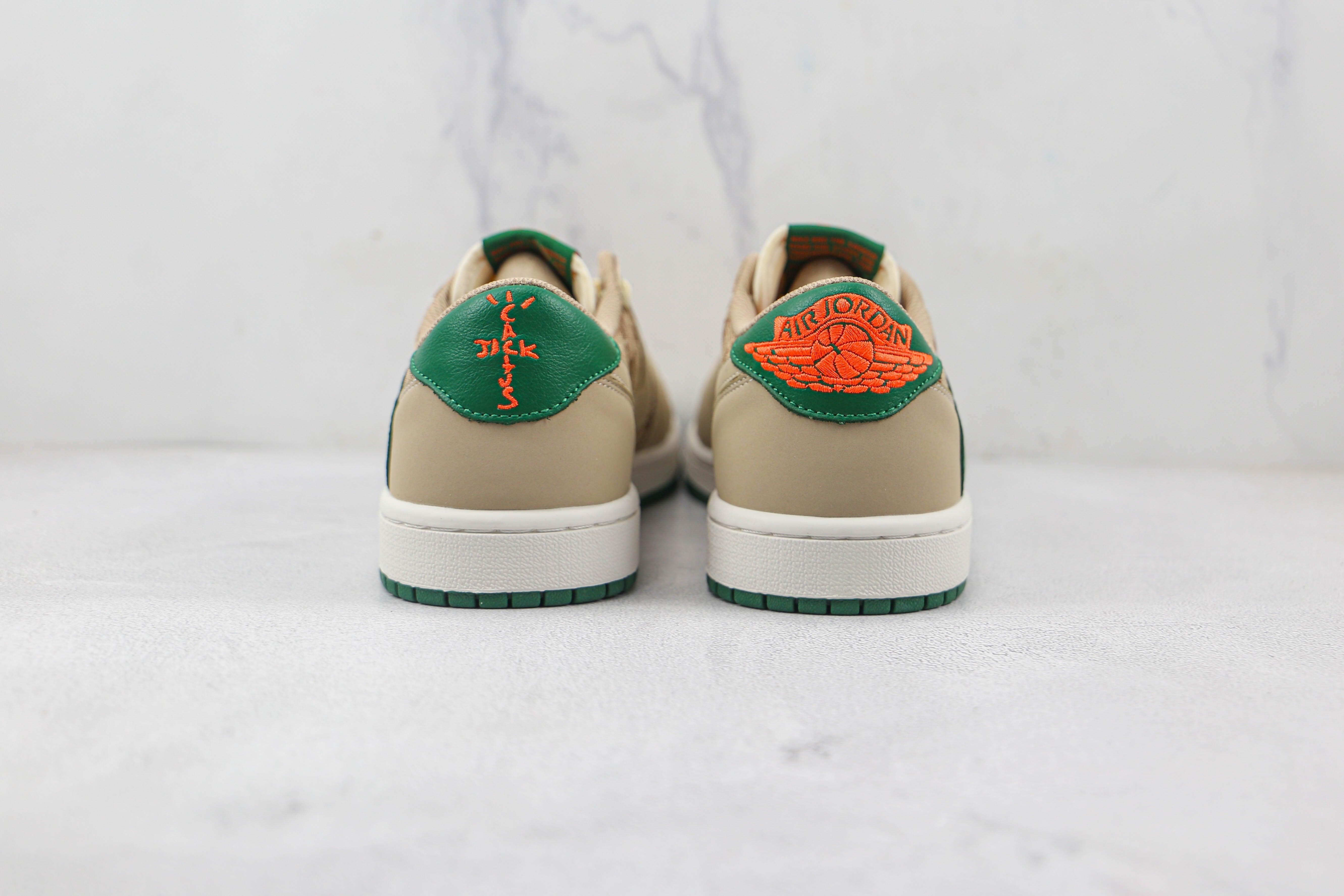 Custom Fragment x Travis Scott x Air Jordan 1 Low GG TS - sneakerhillcom