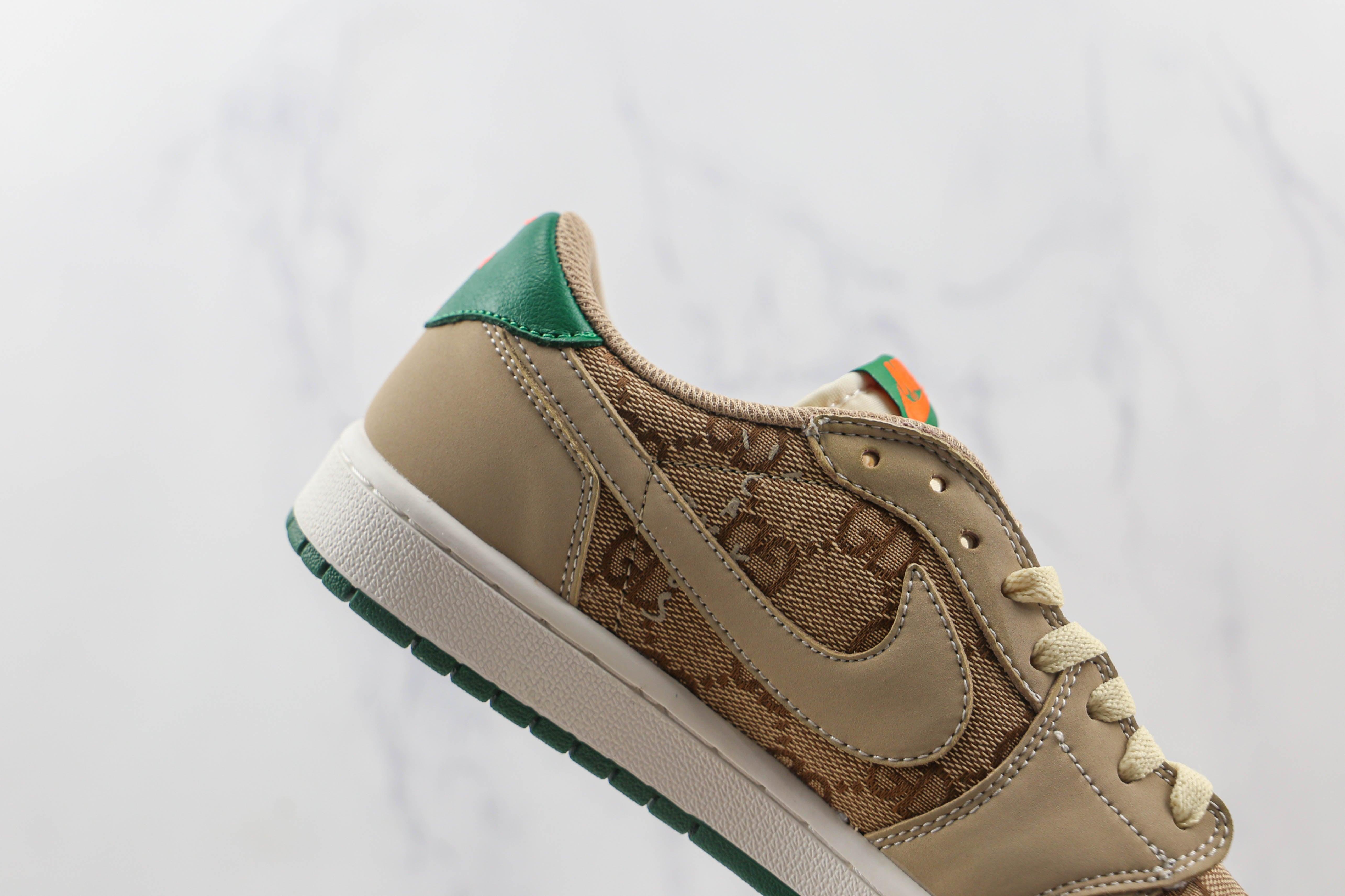 Custom Fragment x Travis Scott x Air Jordan 1 Low GG TS - sneakerhillcom