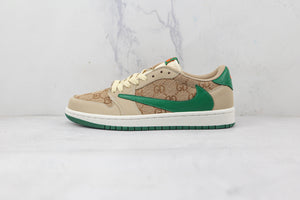 Custom Fragment x Travis Scott x Air Jordan 1 Low GG TS - sneakerhillcom