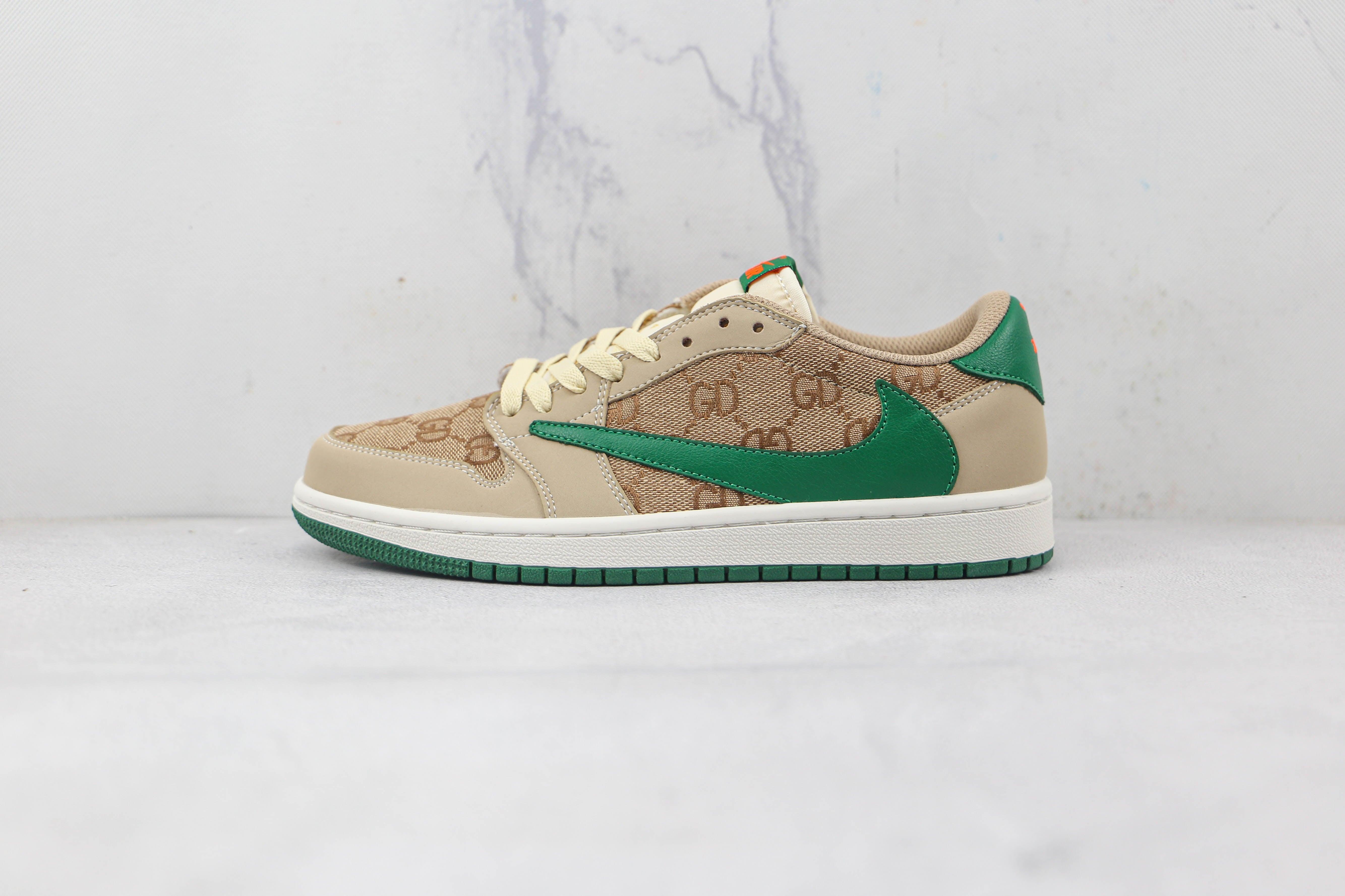 Custom Fragment x Travis Scott x Air Jordan 1 Low GG TS - sneakerhillcom