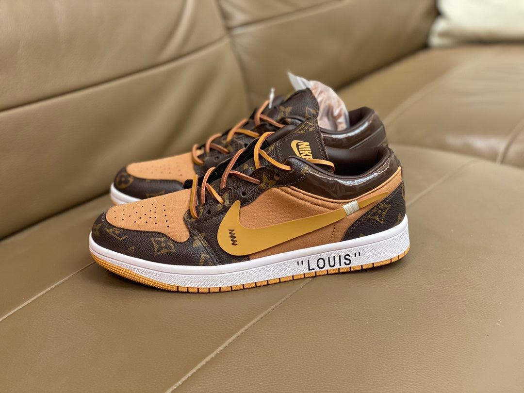 Custom Fragment x Travis Scott x Air Jordan 1 Low LV - sneakerhypesusa
