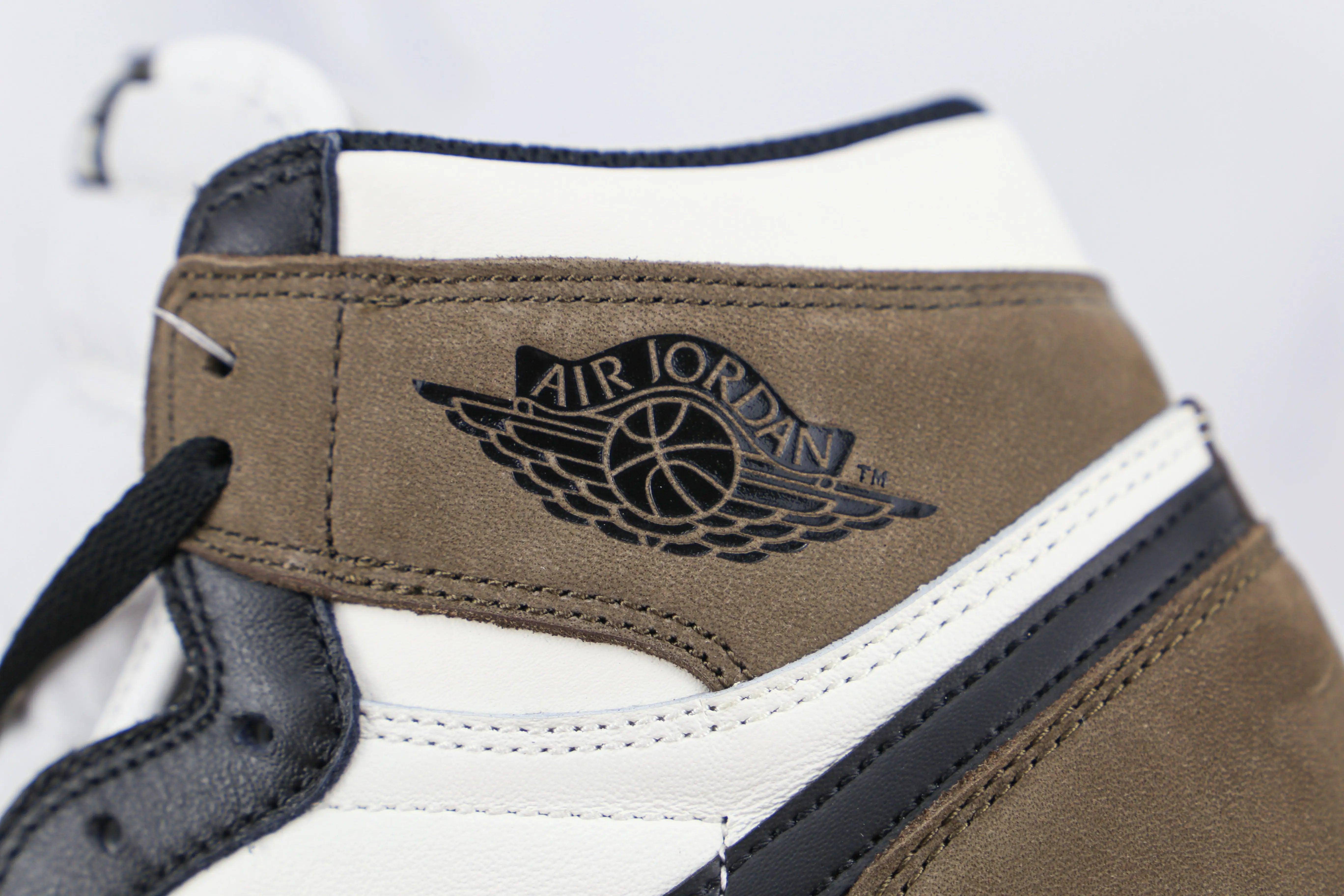 Custom Jordan 1 Retro High Dark Mocha High Q - sneakerhillcom