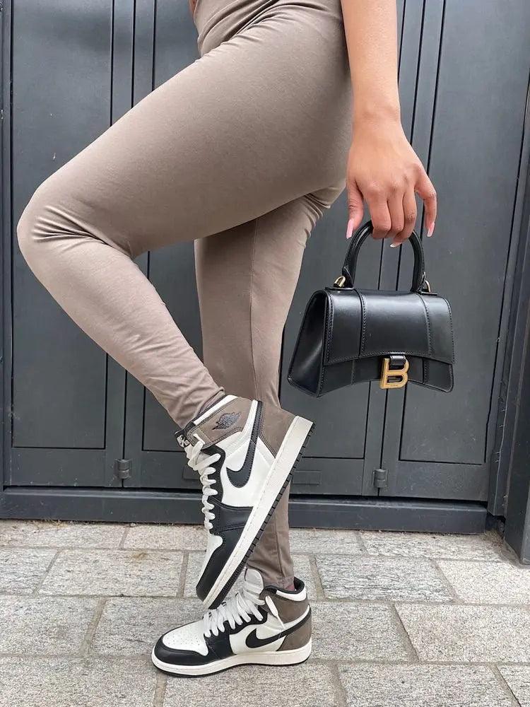 Custom Jordan 1 Retro High Dark Mocha High Q - sneakerhillcom