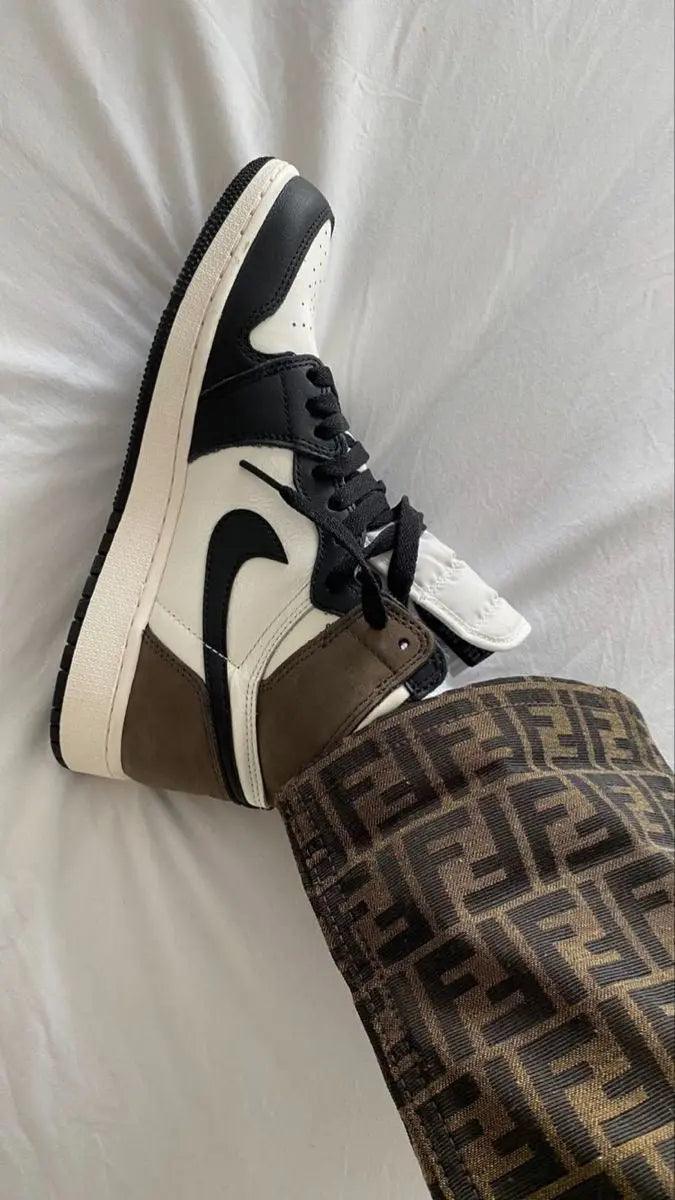 Custom Jordan 1 Retro High Dark Mocha High Q - sneakerhillcom