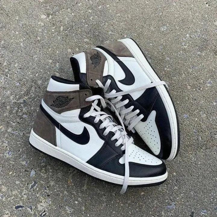 Custom Jordan 1 Retro High Dark Mocha High Q - sneakerhillcom