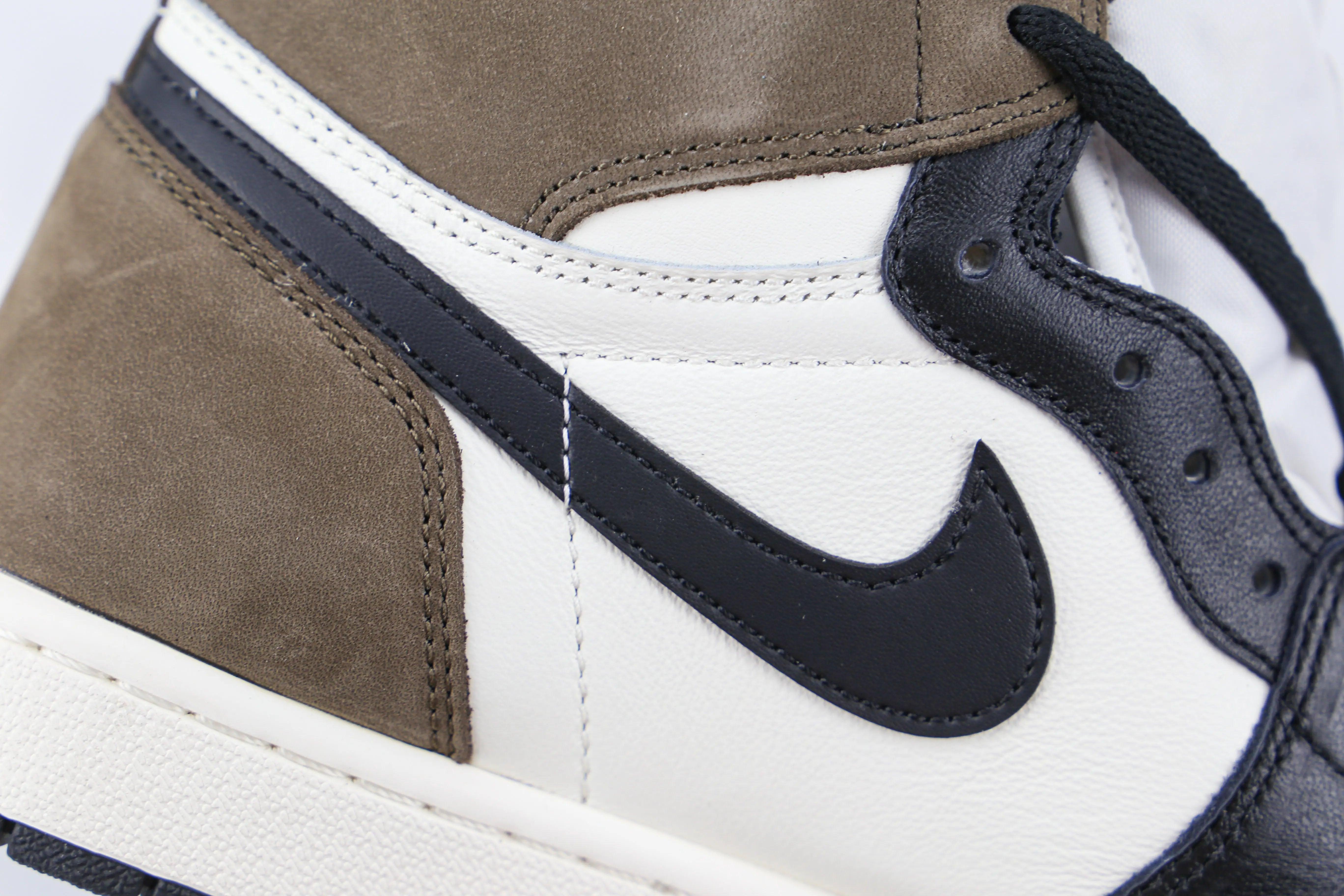 Custom Jordan 1 Retro High Dark Mocha High Q - sneakerhillcom
