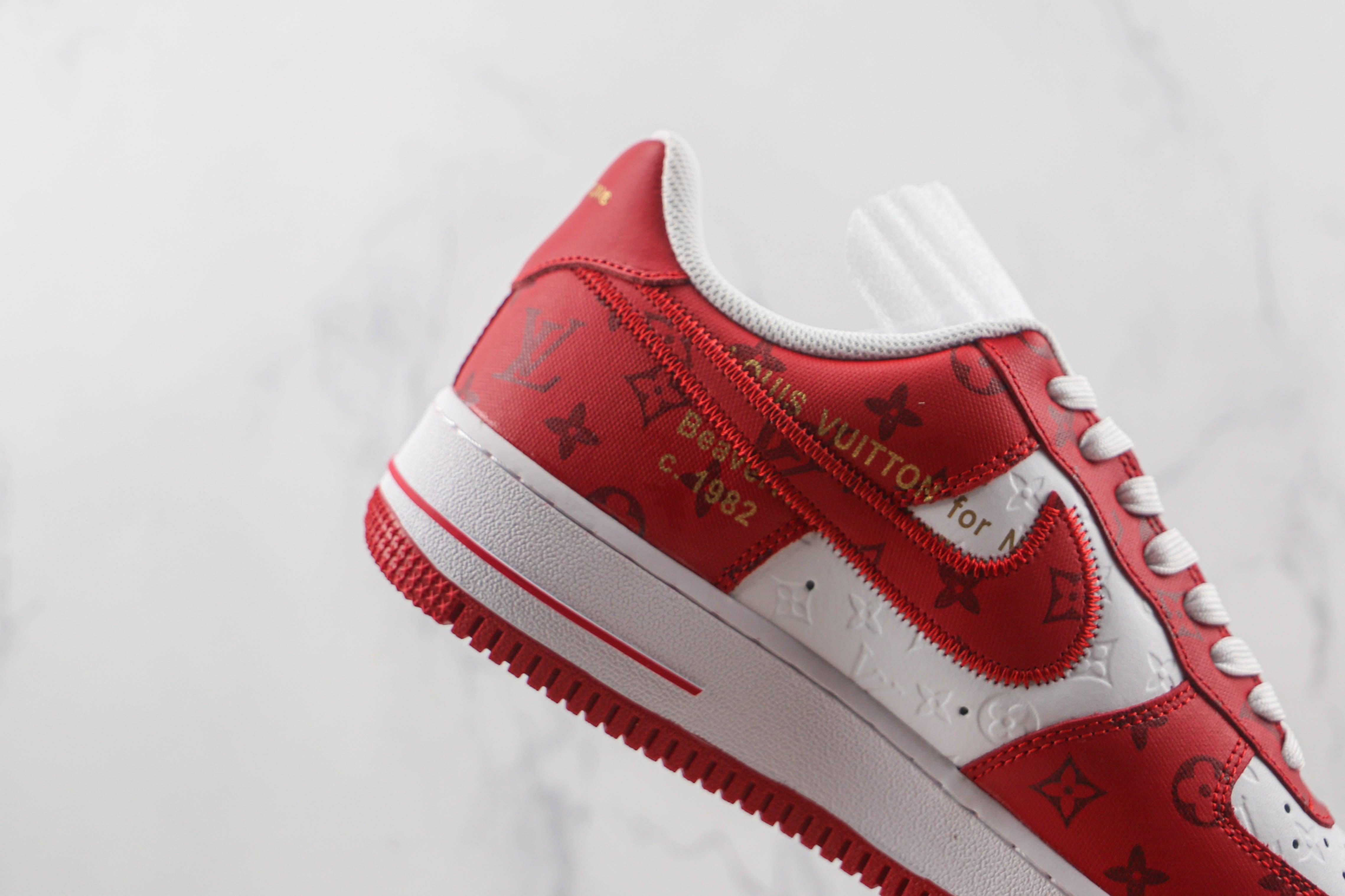 Custom LV x NK Air Force Monogram - sneakerhillcom