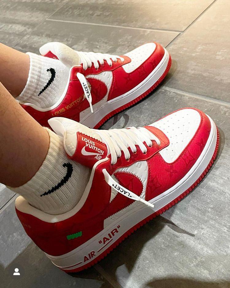 Custom LV x NK Air Force Monogram - sneakerhillcom
