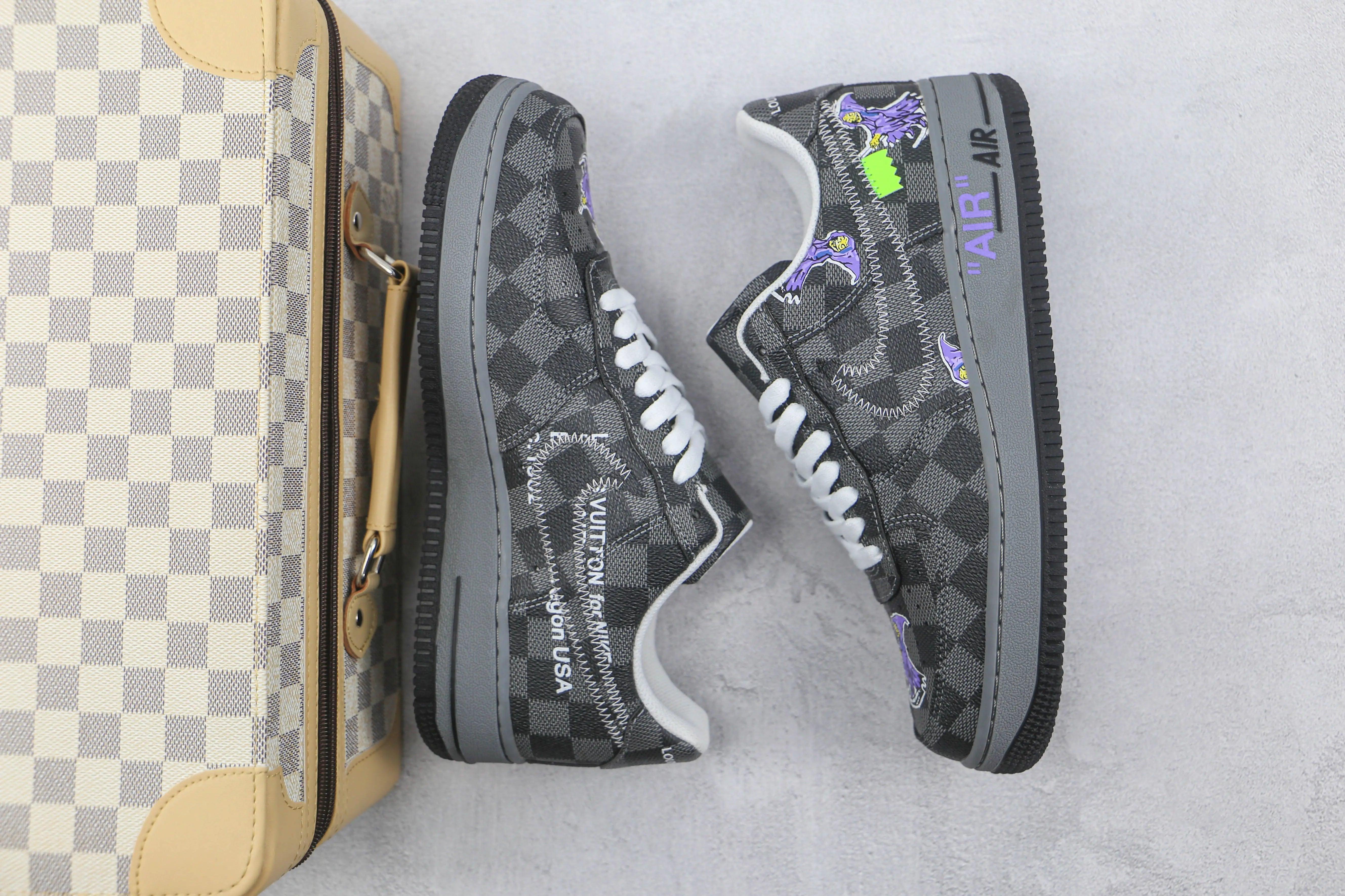 Custom LV x NK Air Force - sneakerhypesusa