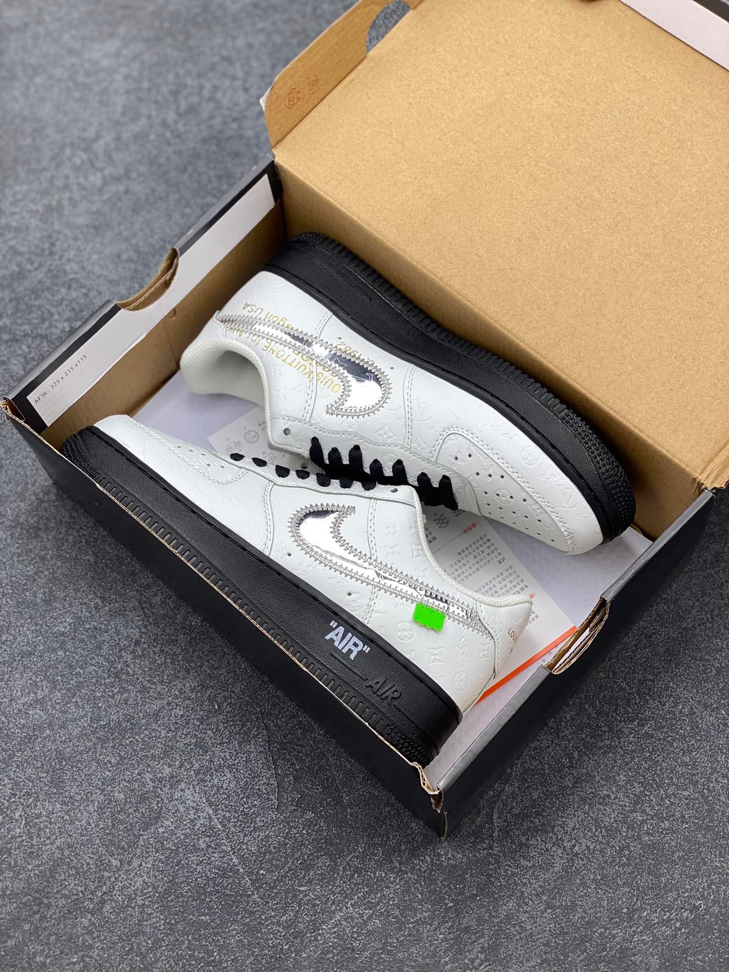 Custom LV x Off-wht x NK Air Force 1 1A9V9A - sneakerhillcom