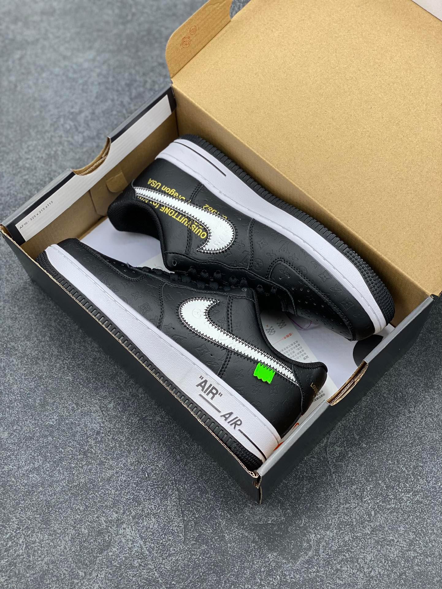 Custom LV x Off-wht x NK Air Force 1 1A9V9F - sneakerhillcom