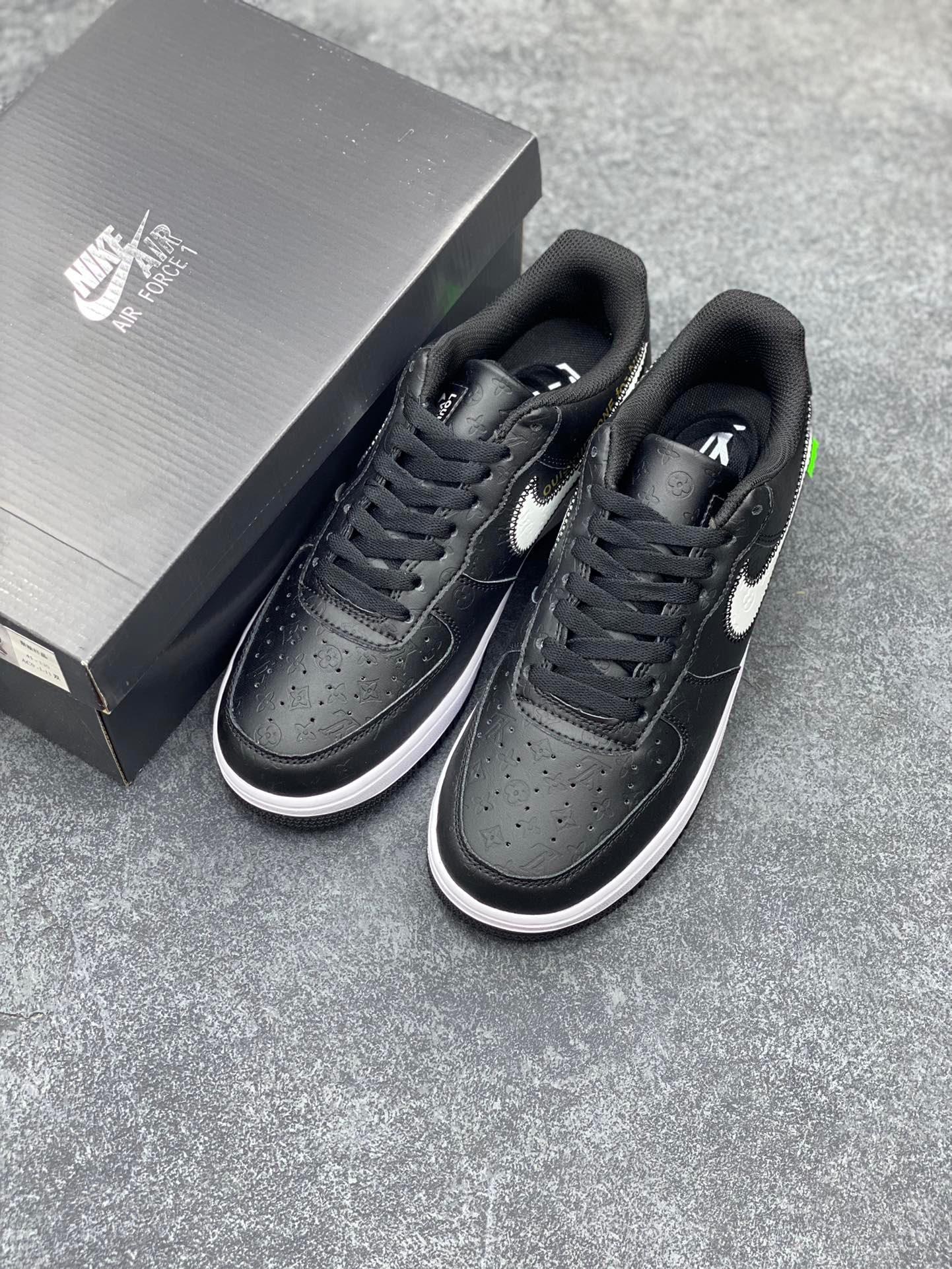 Custom LV x Off-wht x NK Air Force 1 1A9V9F - sneakerhillcom