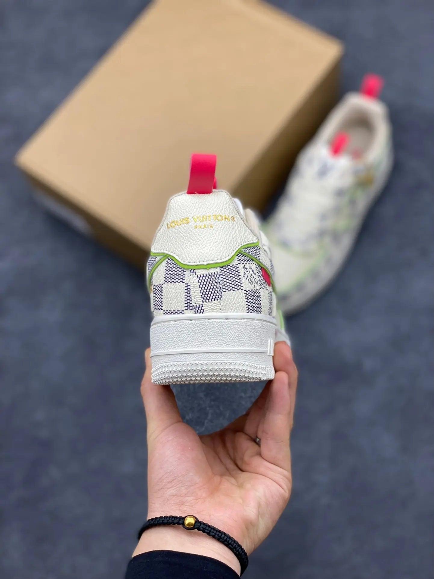 Custom LV x Off-wht x NK Air Force 1 LV 1A9V8H luxurysteps