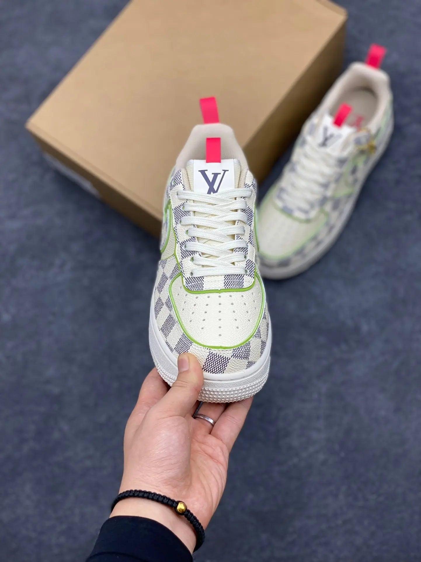 Custom LV x Off-wht x NK Air Force 1 LV 1A9V8H - sneakerhillcom