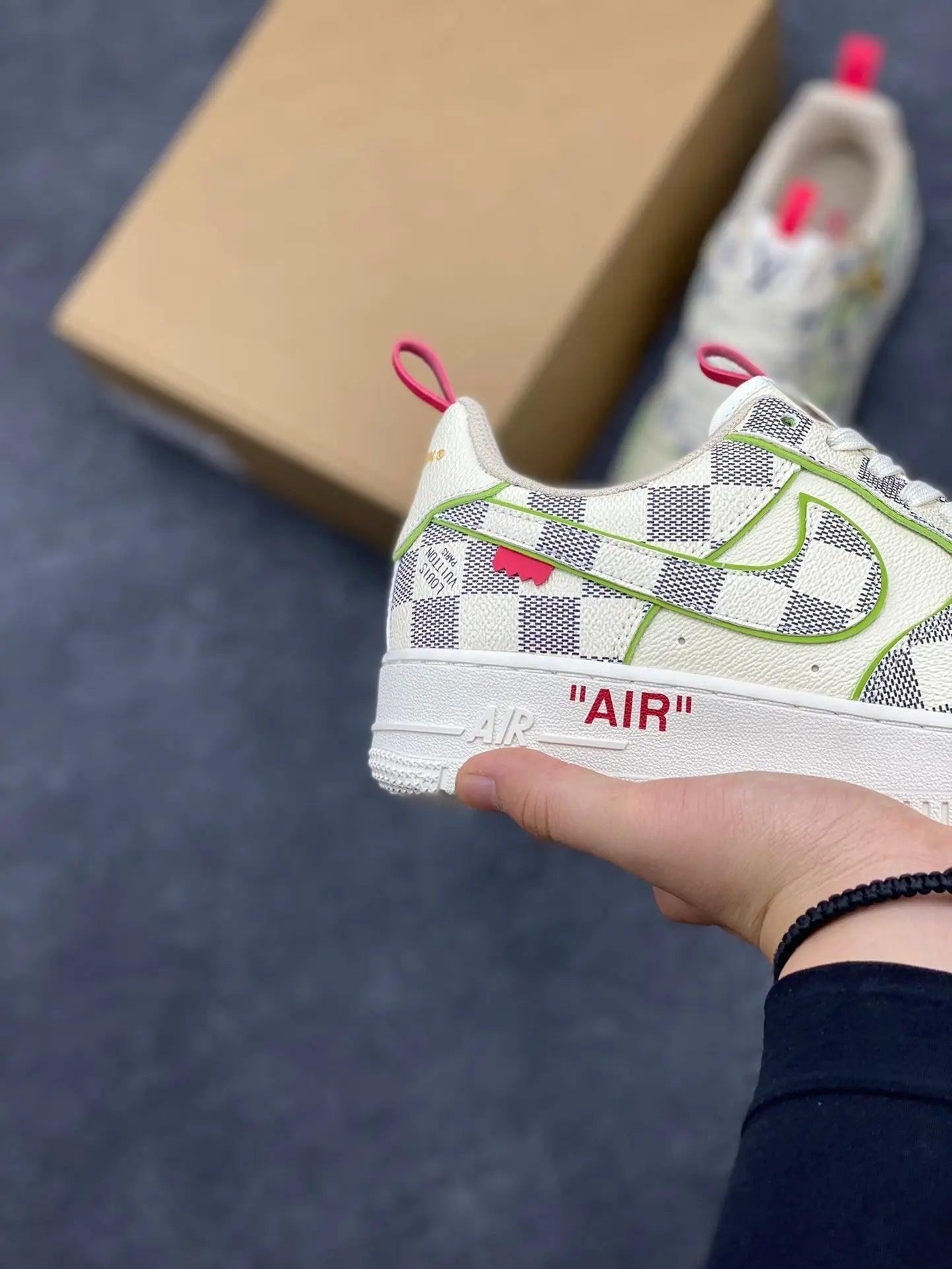 Custom LV x Off-wht x NK Air Force 1 LV 1A9V8H - sneakerhillcom