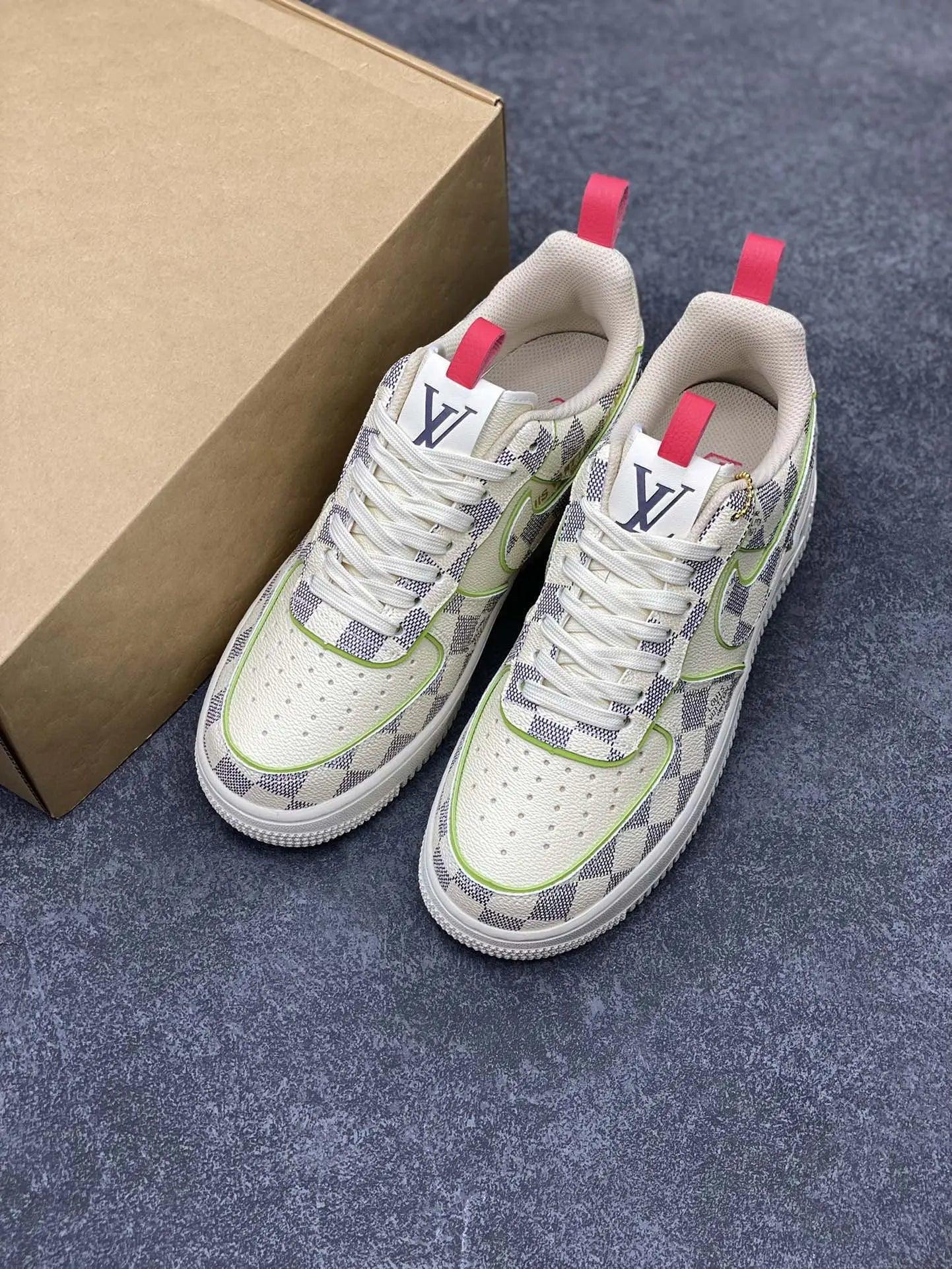 Custom LV x Off-wht x NK Air Force 1 LV 1A9V8H - sneakerhillcom