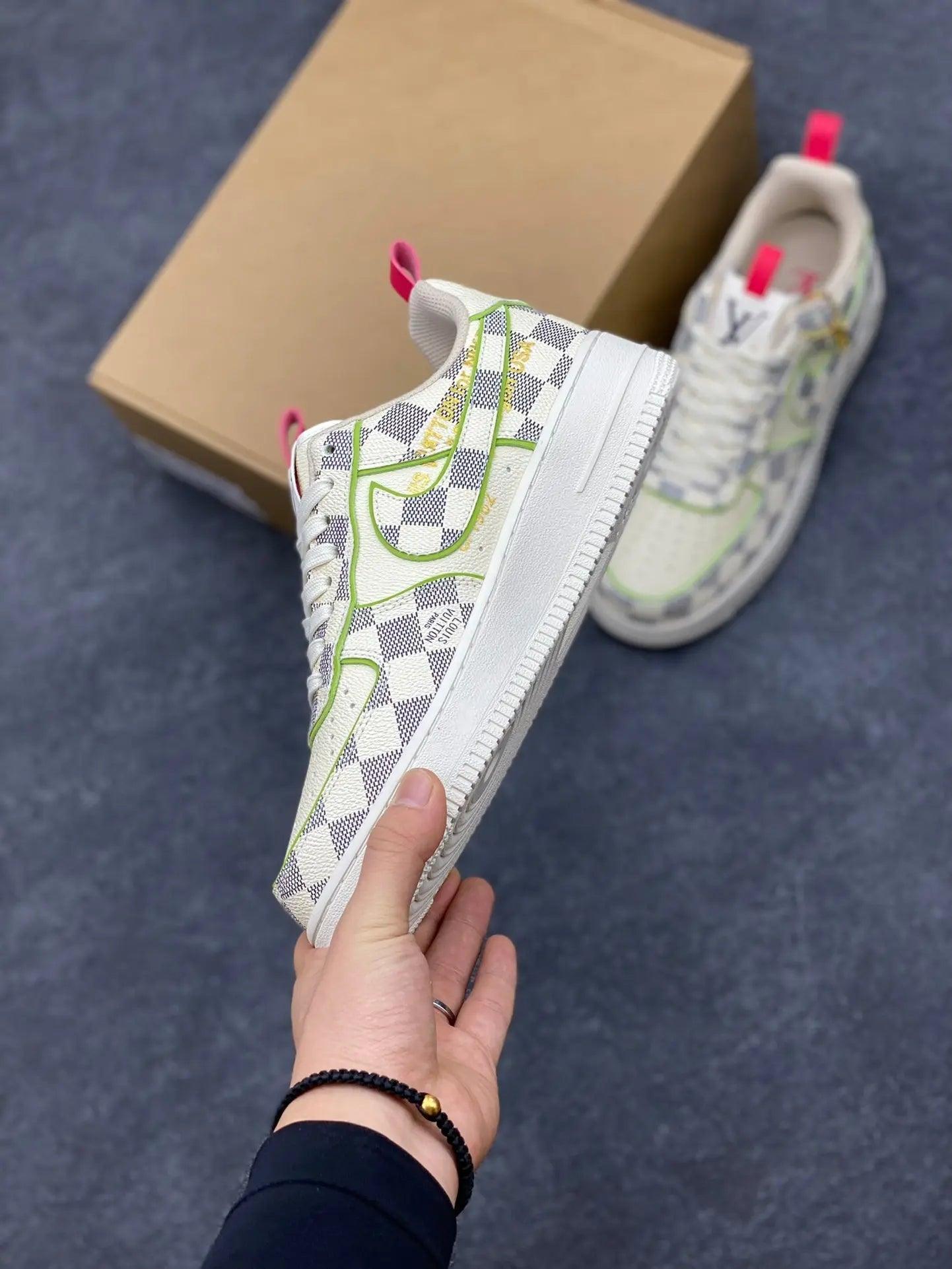 Custom LV x Off-wht x NK Air Force 1 LV 1A9V8H - sneakerhillcom
