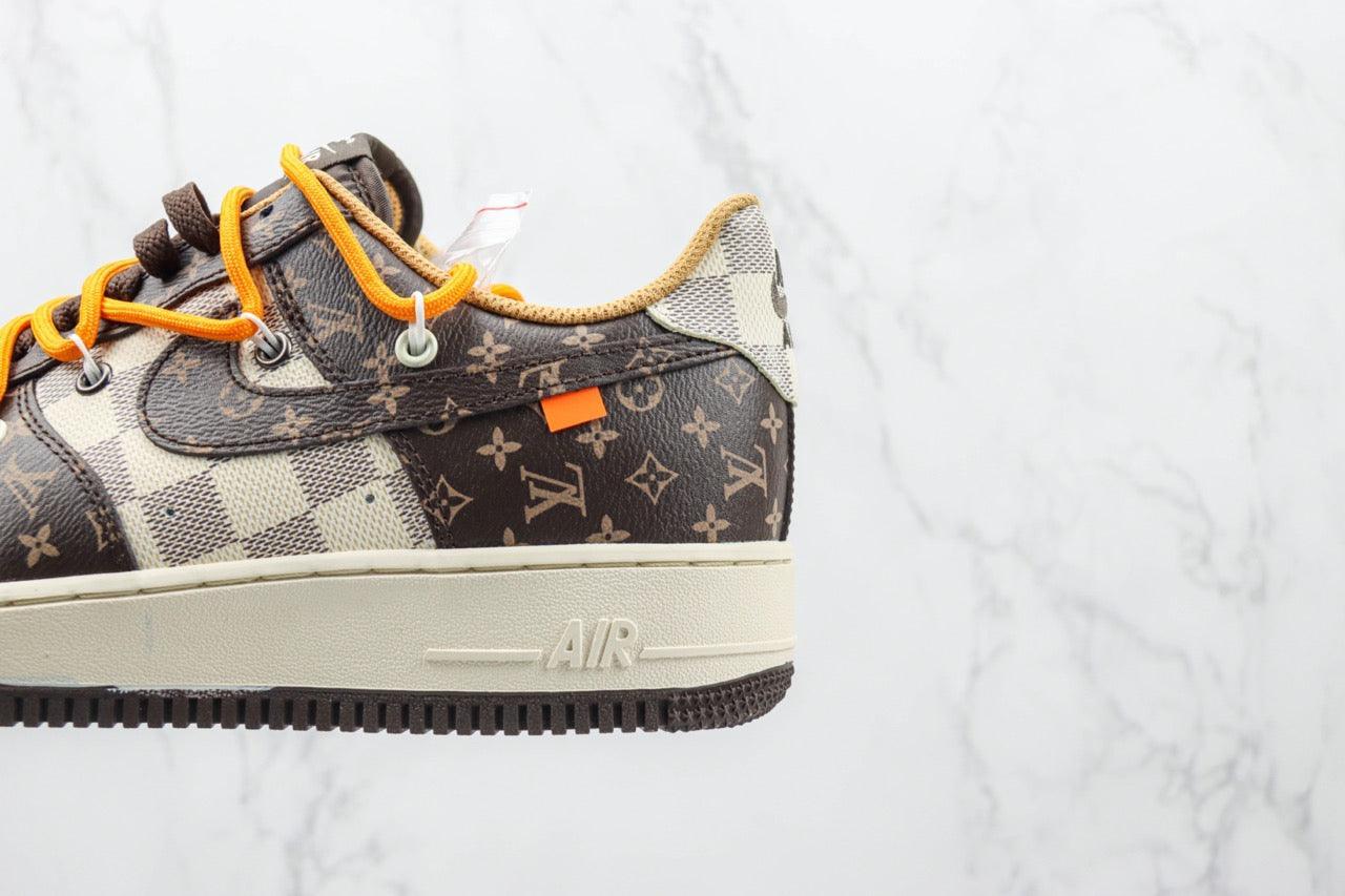 Custom Lv x Air Force 1 Low 07 CV1724-113 - sneakerhillcom