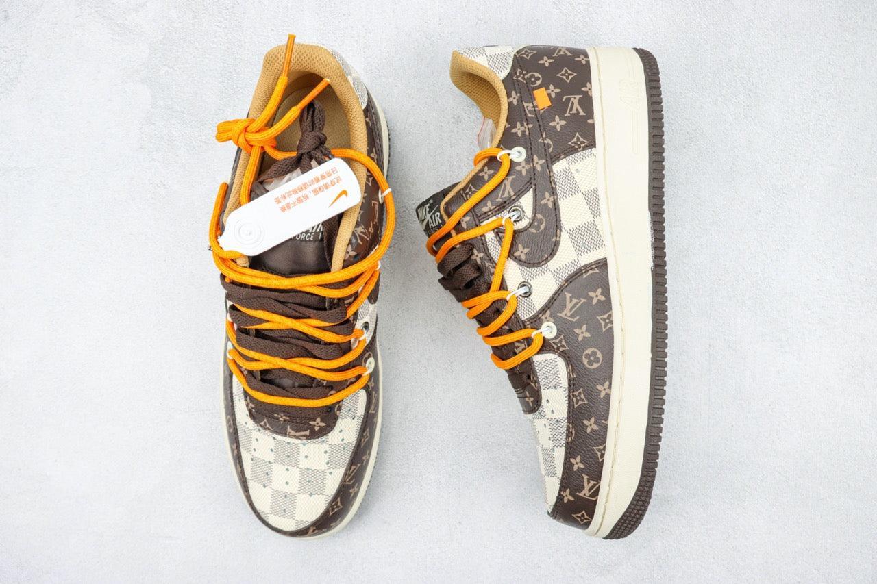 Custom Lv x Air Force 1 Low 07 CV1724-113 - sneakerhillcom