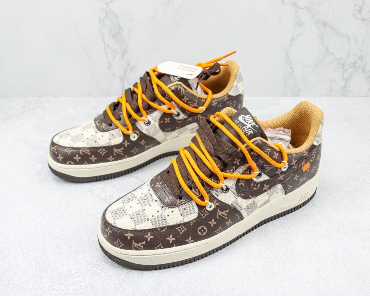 Custom Lv x Air Force 1 Low 07 CV1724-113 - sneakerhillcom