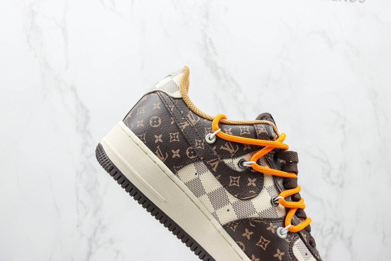 Custom Lv x Air Force 1 Low 07 CV1724-113 - sneakerhillcom