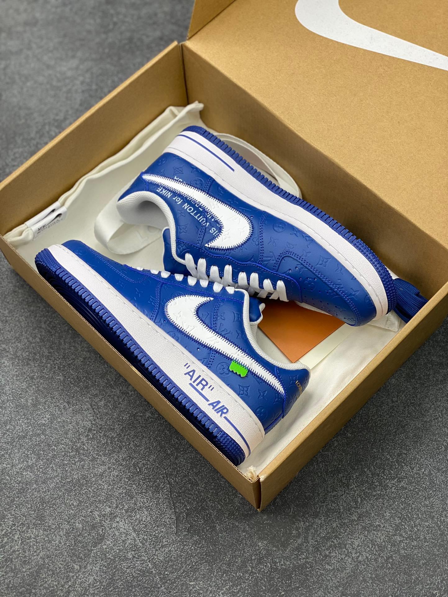 Custom Lv x Nk Air Force 07 Low - sneakerhillcom