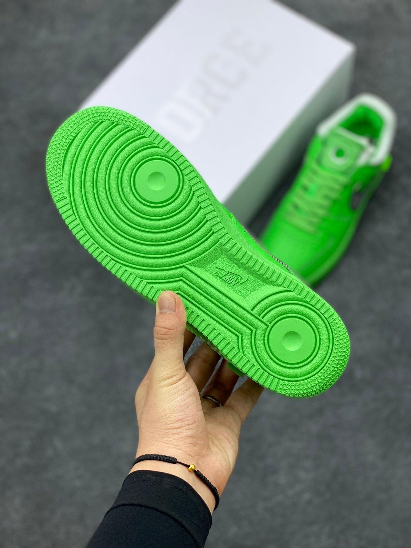 Custom Off Wht x Air Force 1 Low "Green" DX1419-300 - sneakerhillcom