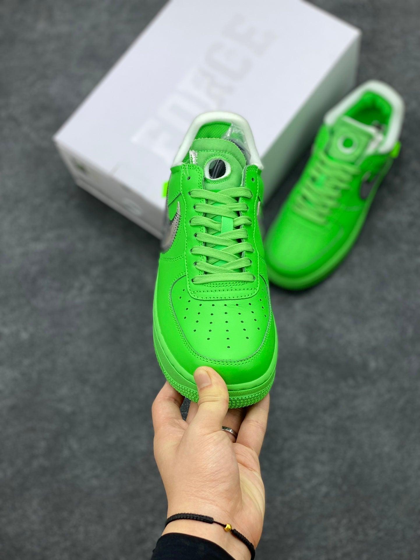 Custom Off Wht x Air Force 1 Low "Green" DX1419-300 - sneakerhillcom