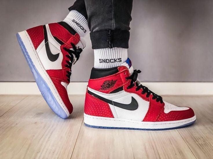 Custom RED Black White Jordan 1 CHICAGO Sneakerhill - sneakerhillcom