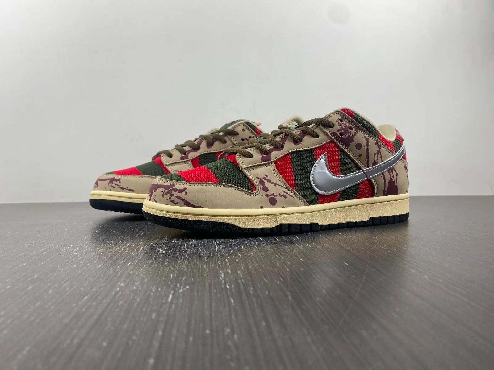 Custom SB Dunk Low “Freddy Krueger” - sneakerhillcom