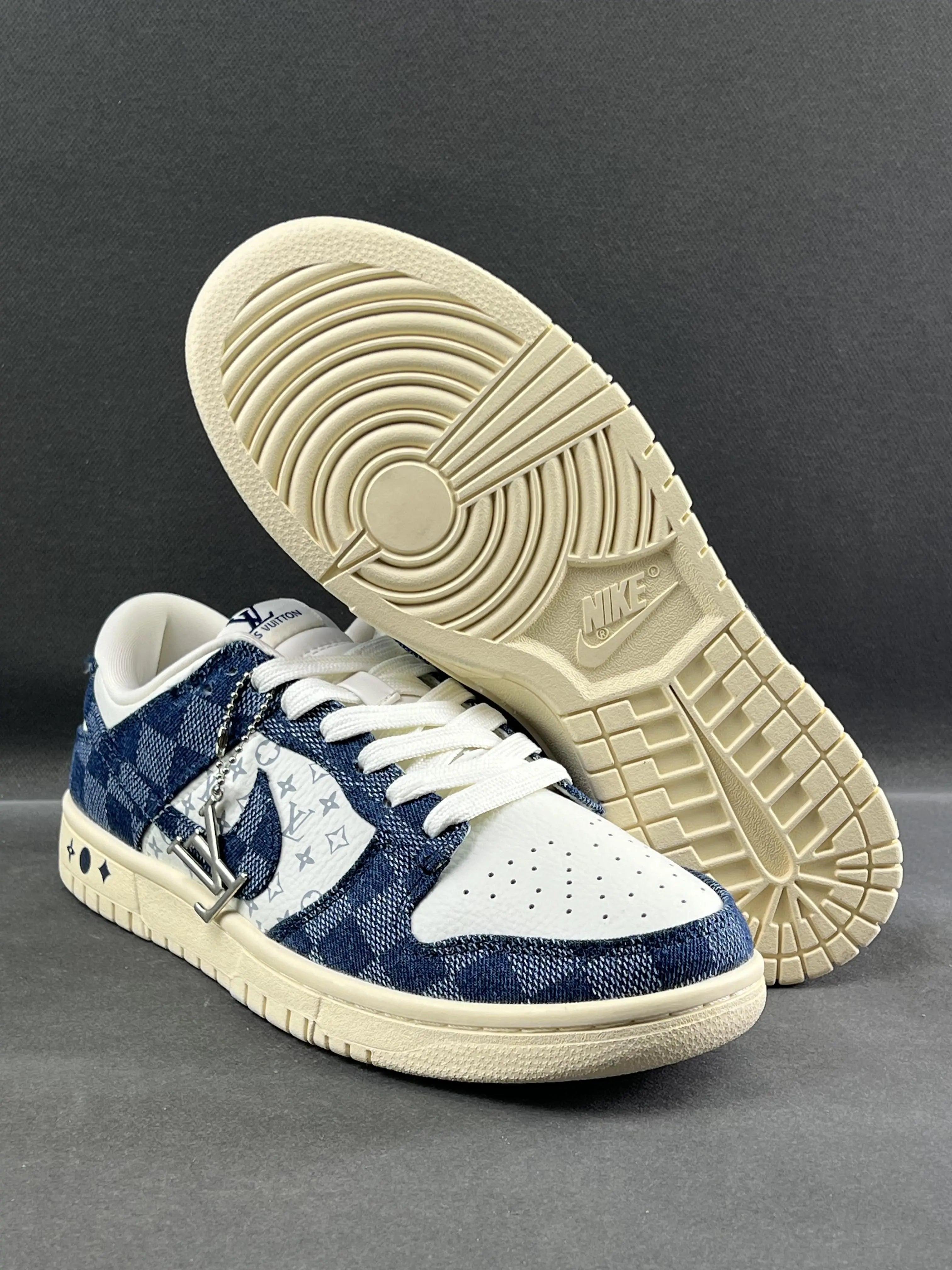 Custom SB Dunk Low x LV JH9310-949 - sneakerhillcom