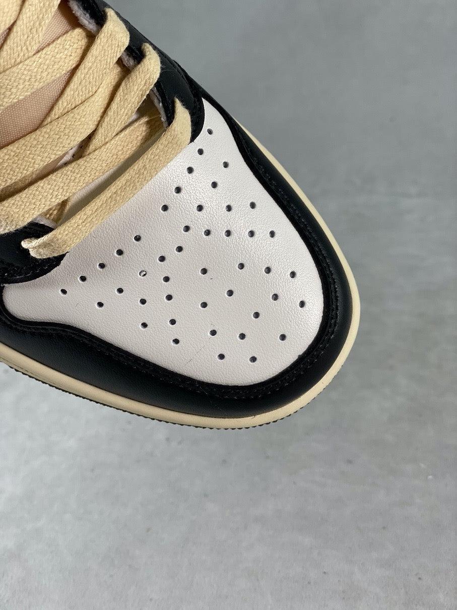Custom Travis Scott × Air Jordan 1 Low OG “Reverse M CQ4277 105 - sneakerhillcom