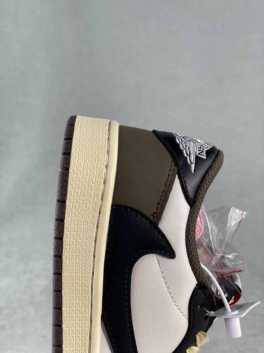 Custom Travis Scott × Air Jordan 1 Low OG “Reverse M CQ4277 105 - sneakerhillcom